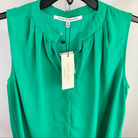 Collective Concepts /Stitch Fix  Sleeveless Blouse - Picture 3 of 6
